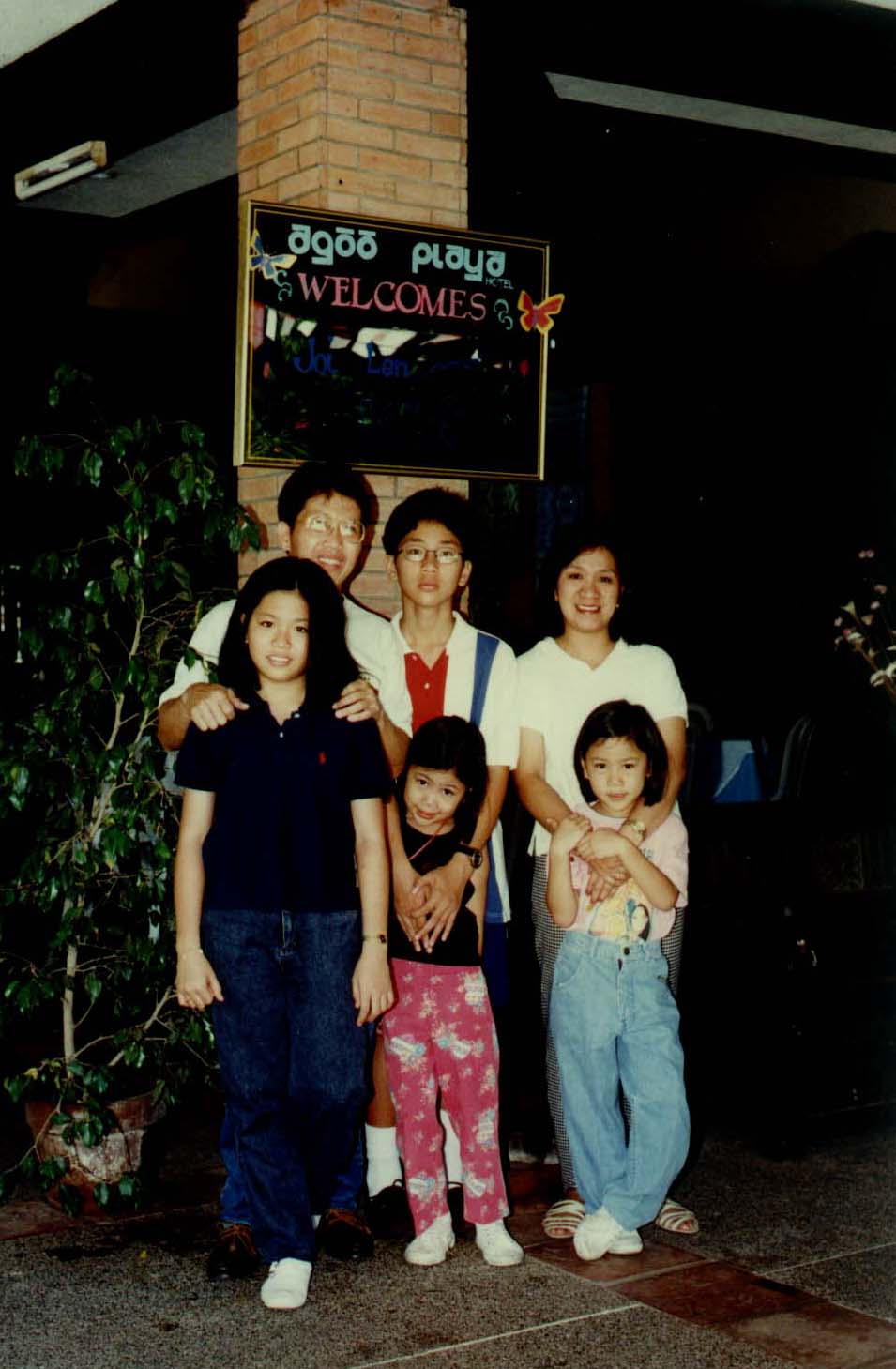 In Agoo Playa, La Union = 1997